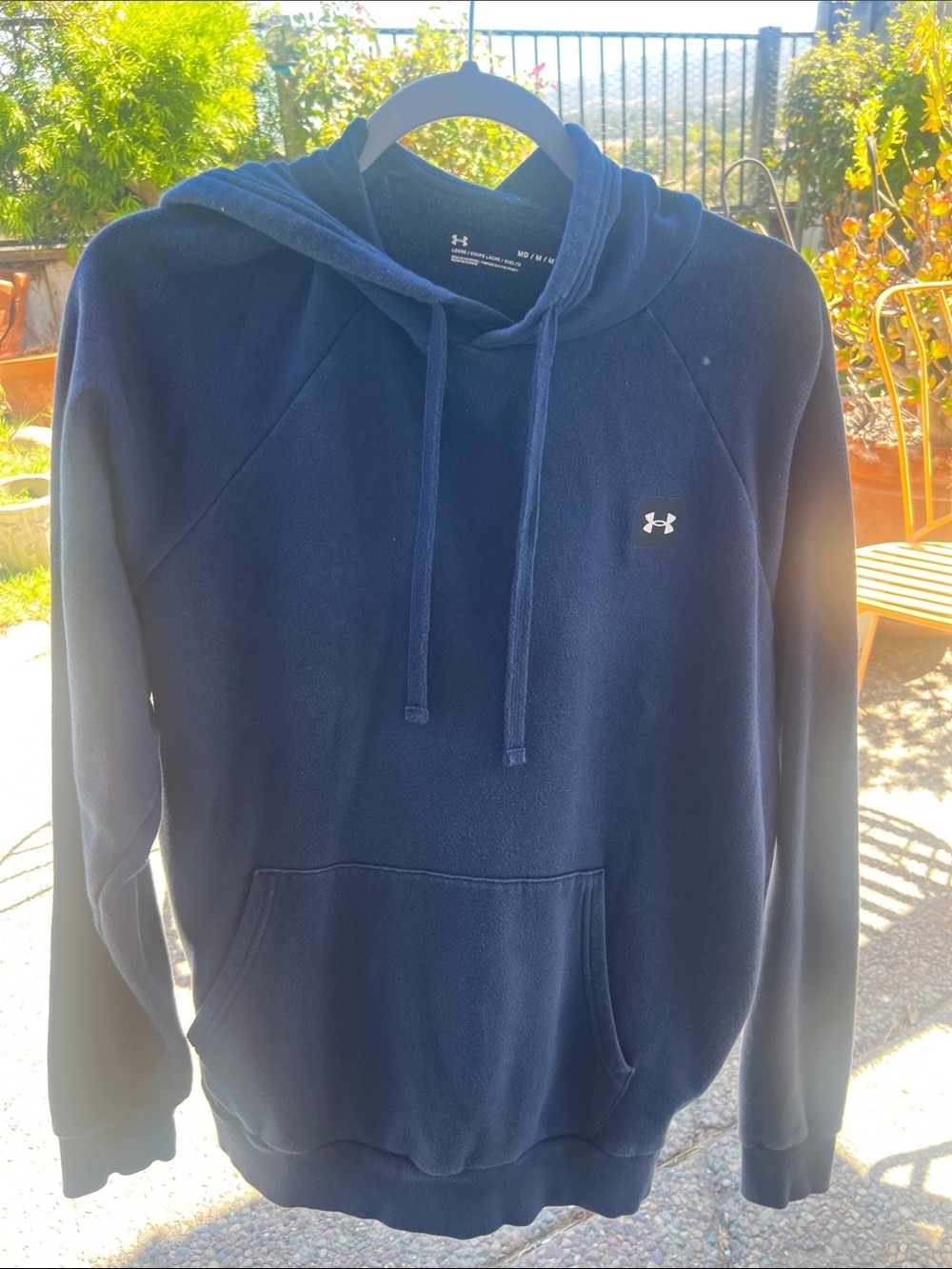 Hurley Men's Navy Blue Pullover Hoodie